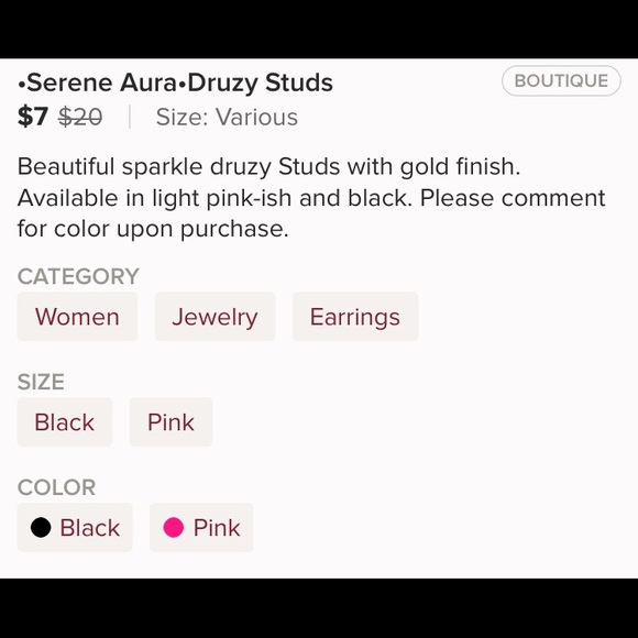 Saurene Aura• Druzy Studs - Picture 3 of 3